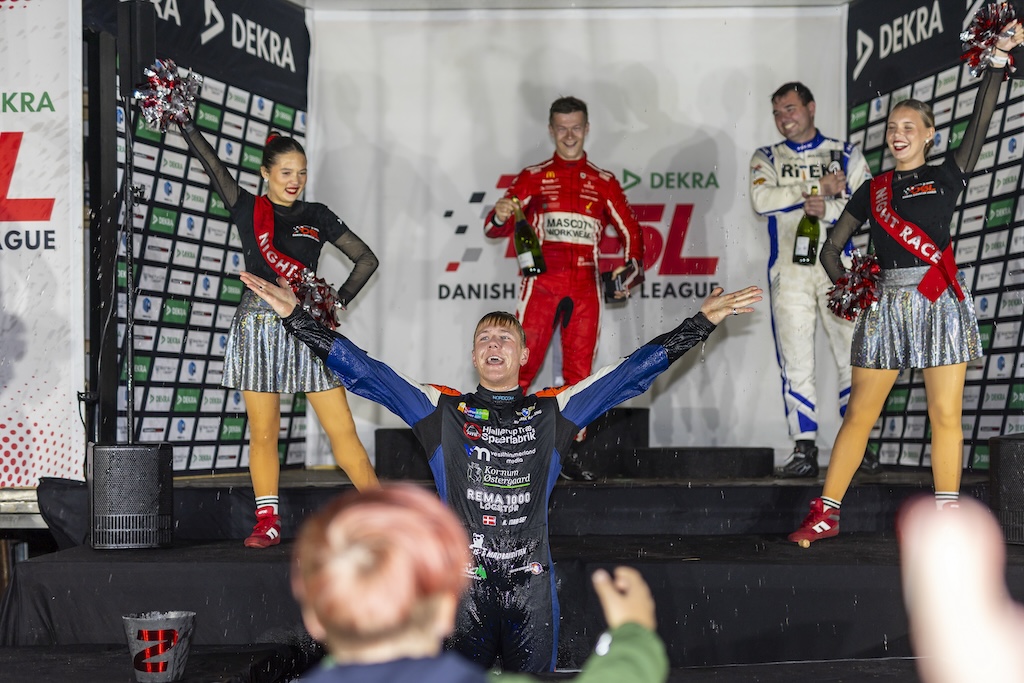 Lørdag aften kunne Alex Maansen kalder sig vinder af Night Race.
(Foto: Grippo)